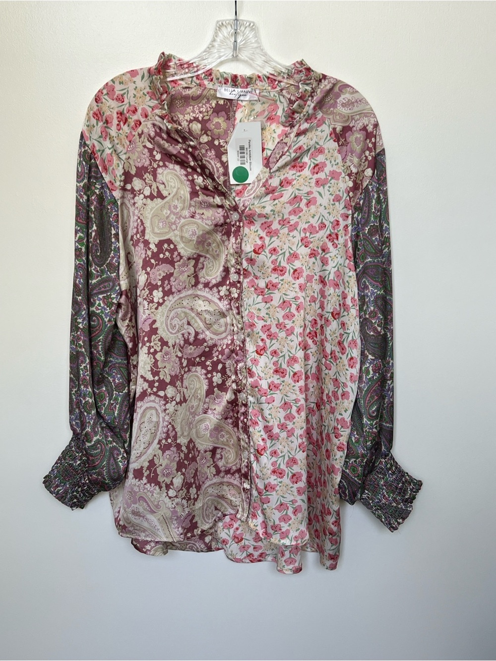 Bella & Mauve boutique Floral and Paisley women’s Shirt